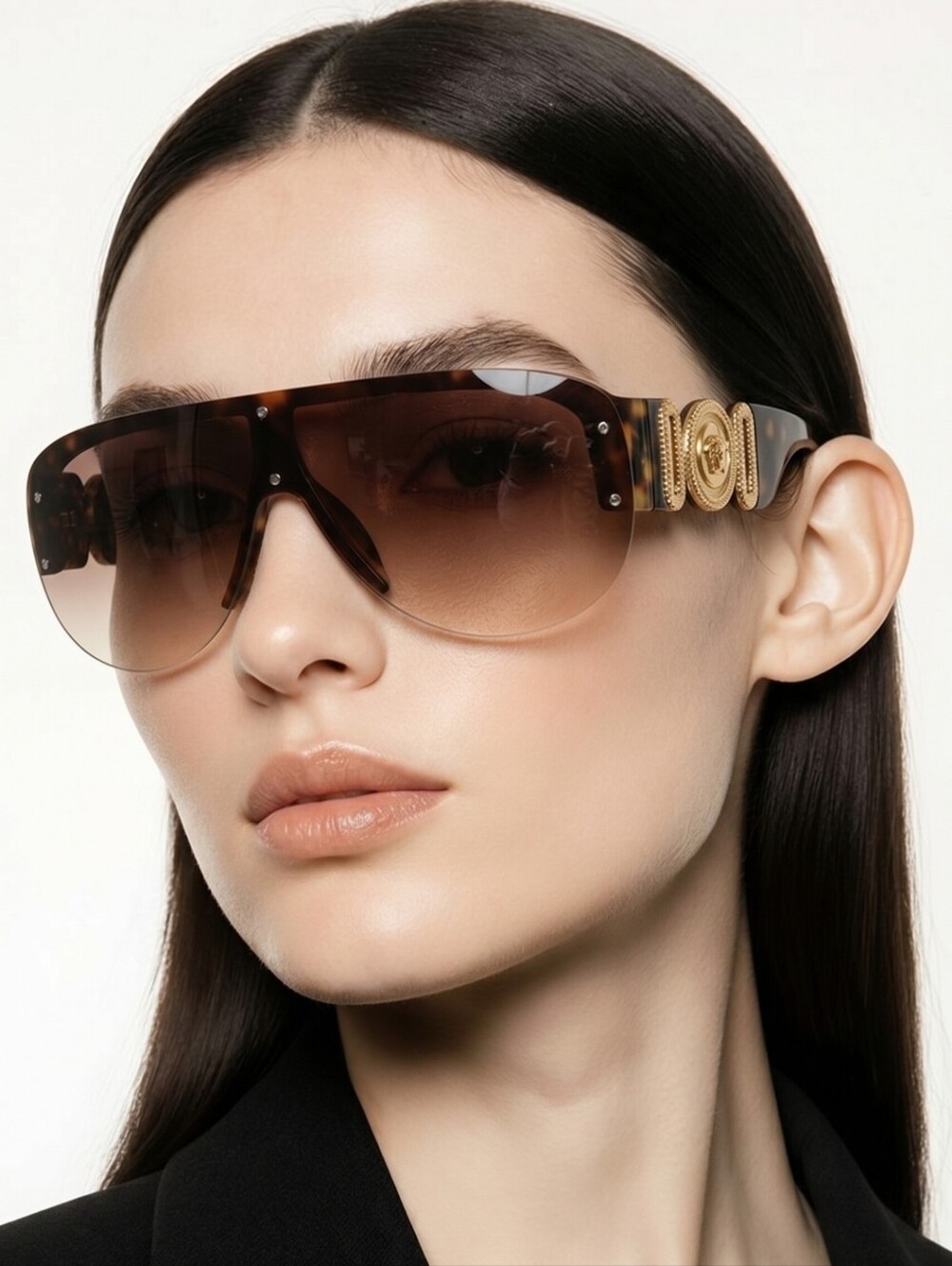 NWT DESIGNER STYLE PREMIUM QUALITY SUNGLASSES 🕶 BROWN TORTOISE W case